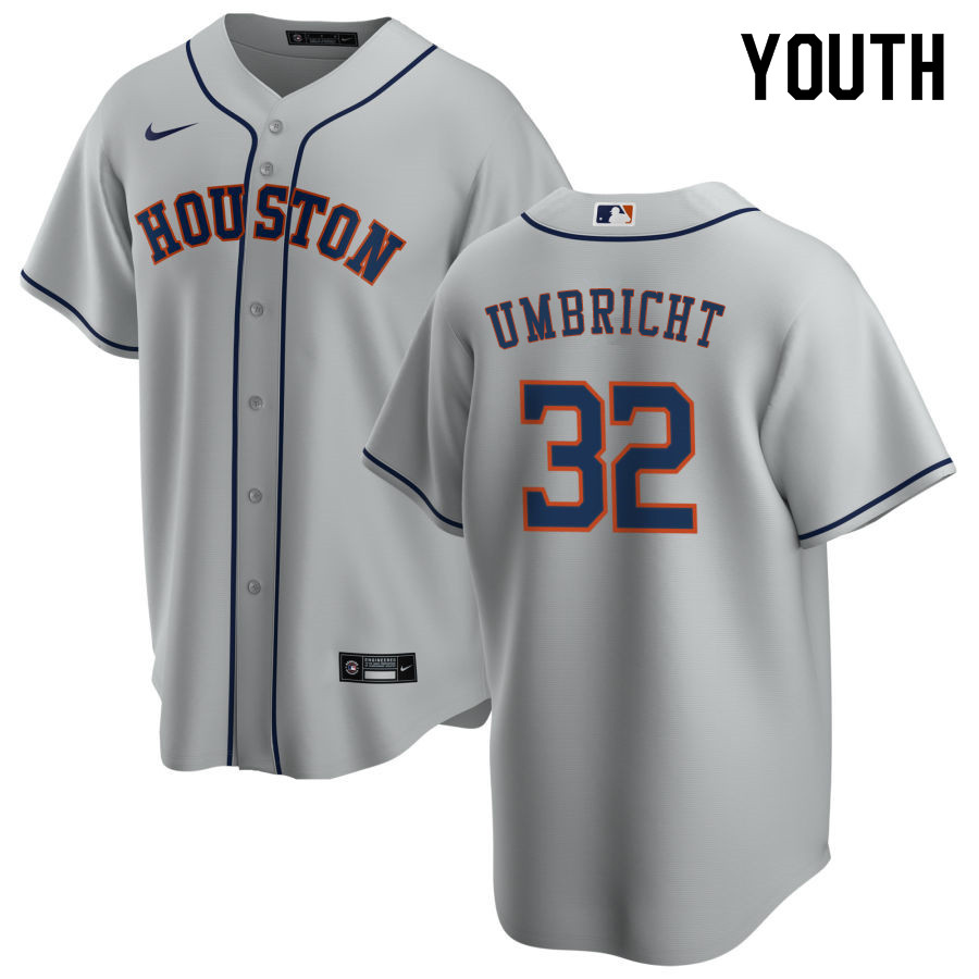 Nike Youth #32 Jim Umbricht Houston Astros Baseball Jerseys Sale-Gray